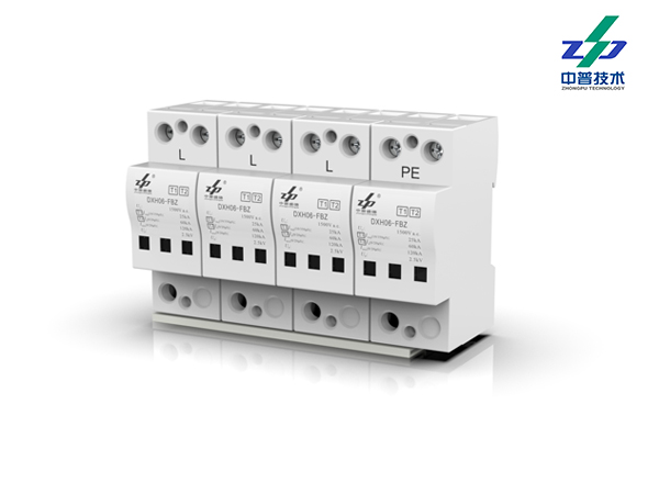 DXH06-FBZS/3+MW25　　　　　　　　 1.5kV T1:25kA T2:60-120kA　　　　　　　　中普交流电源防雷器